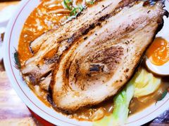 黑麻油豚骨拉面-老龙亭拉面店