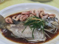 三两虾蒸红尤-台山美食一绝阿四台山黄鳝饭(阿四创作店)