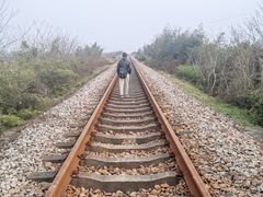 -乌龙涧铁道铁轨景