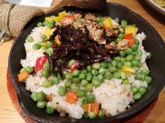 野生牛肝菌火腿洋芋焖饭-云海肴·汽锅鸡·云南菜(高德置地店)