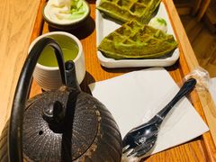 抹茶华夫饼套餐-辻利茶舖TSUJIRI(万象天地店)