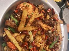 干锅排骨虾-嘎嘎鸭脑壳(驷马桥店)