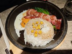 蜜汁叉烧铁板饭-留半山·香港食堂(啦啦宝都店)