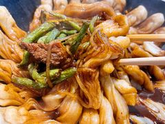 排骨豆角卷子-华盛园卷子王农家菜水库鱼