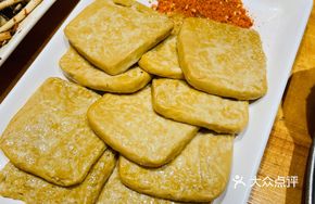 Fried Tofu with Meat Sauce