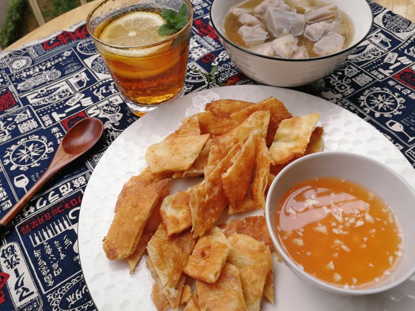 宅家diy菜谱‖海南老爸茶的酥脆烙饼