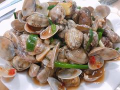 姜葱炒花甲-明记海鲜大排档(巽寮湾店)