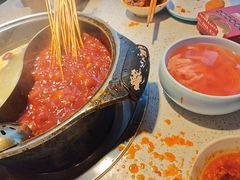 香菜牛肉-钢管厂五区小郡肝串串香(蜀都万达店)