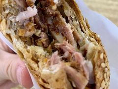 烧饼夹肘子肉-老四烧饼铺(丽源路店)