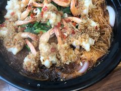 生焖开边虾-有红鸡毛店·川菜(建设路店)