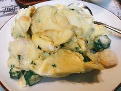 虾仁秋葵炒滑蛋-味妙顺德厨房(绿地缤纷城店)