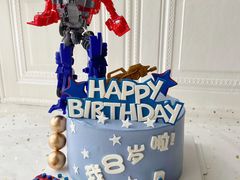 -咖咖熊蛋糕定制·英国蓝风车动物性淡奶油