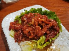 生拌牛肉-大阪烧肉BAKA一代(十亩地店)