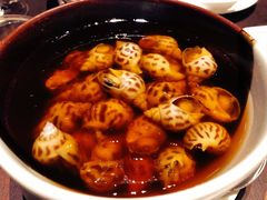 古越陈酿煮花螺-杭州西子湖四季酒店·金沙厅