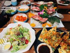 -明洞阿姨·韩式酱蟹烤肉·创意料理(三元桥店)