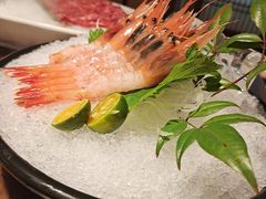甜虾刺身-揽季锅物会.福建黄鱼.海鲜姿造(五四路店)