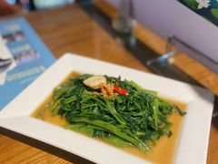 秘制虾酱炒空心菜-帕蓝·暹罗料理(曲阳店)