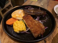 铁板黑椒牛排拼鸡排-卡朋西餐(较场西路店)