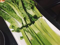 脆又嫩的莴笋尖-锅说大脸毛肚重庆老火锅(佐阾店)