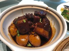 红烧肉配鲍鱼-南京景枫万豪酒店·万豪中餐厅