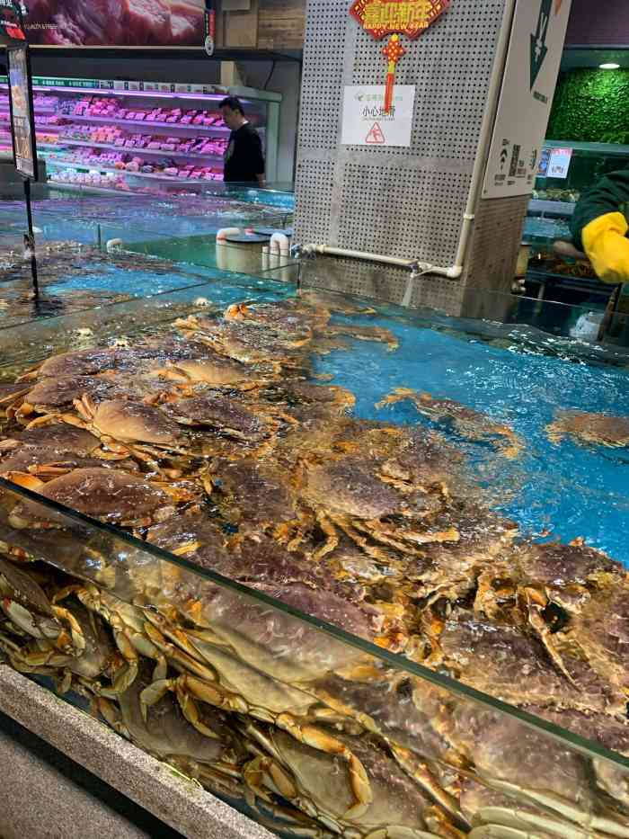 宝燕海鲜超市(大宁中心广场店)-"先在超市买海鲜,结好账,去楼上选择