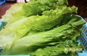 Beef Bone Soup with Fresh Lettuce