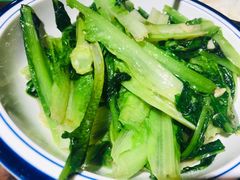 清炒油麦菜-乡里人家家常菜馆(营盘路店)
