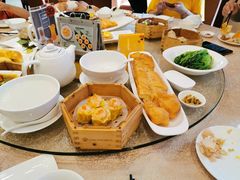 传统蟹籽鲜虾烧卖皇-麒麟中餐厅·经典粤菜·地道菜式老字号(广州长隆酒店)