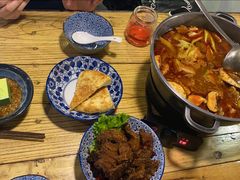 黑胡椒番茄牛腩锅-有才叔的小馆(高新咖啡街区店)