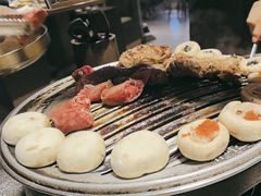 -草家酱蟹炭火烤肉店(珲春南路二店)
