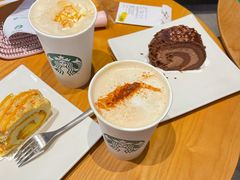 烤巴达木牛乳拿铁-星巴克(银川金凤万达店)