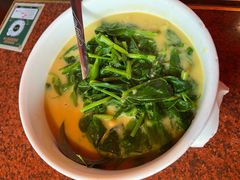 豌豆苗豆面汤-绿茶餐厅(蓝色港湾店)