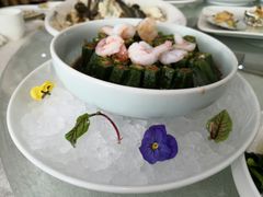 捞拌秋葵-上和臻品中国菜(花园街店)