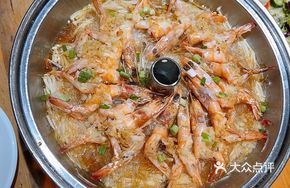 Steam-Boiled Large Shrimp