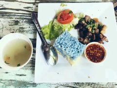 -蝶豆花蓝面条