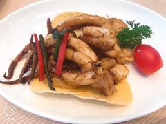 椒盐炸鱿鱼-金苑海鲜酒家(来魅力店)