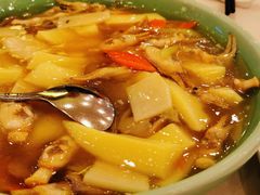 糟香蛏子烩豆腐-上海老饭店(北京分店)