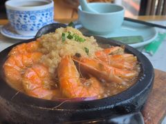 石盆蒜蓉虾-小河村•南京鱼鲜乡土家常菜(油坊桥店)