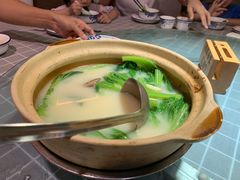 咸骨煲淋大芥菜-老廣食堂(区庄店)