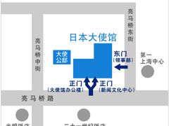 2012新址地图-日本大使馆-新闻文化中心
