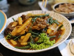 土豆豆角炖排骨-渔民船说·北塘海鲜·天津菜·海肠捞饭(北塘古镇店)