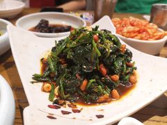 拌菠菜花生米-泥炉烧肉师(新街口金銮巷店)