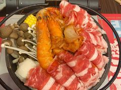 豪华海鲜肥牛泡菜锅-仙隐小鹿中华料理(南宁万象城店)