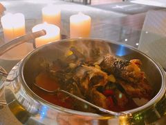 鲜紫苏煮黄骨鱼-T館·花园艺术餐厅