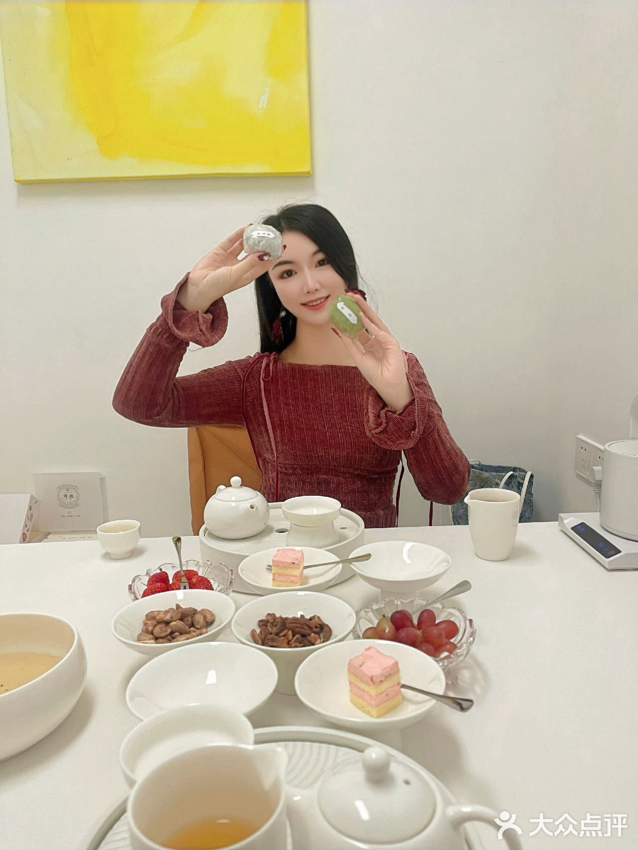 美味的甜点🍧 软糯的大福🍣 它来了