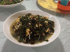 地菜炒蛋-茅山风味馆