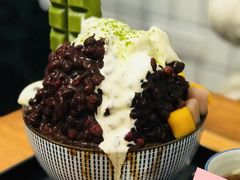 抹茶生乳かき氷-WONDER ICE 萬得冰田(建設路总店)