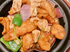 红烧支竹斑腩煲-新宝餐厅(流塘店)