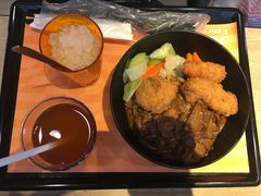 炸鸡块大葱豚肉饭-大快活(丽丰店)