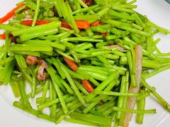 藜蒿炒腊味-渝悦情·新派川菜(建国门店)